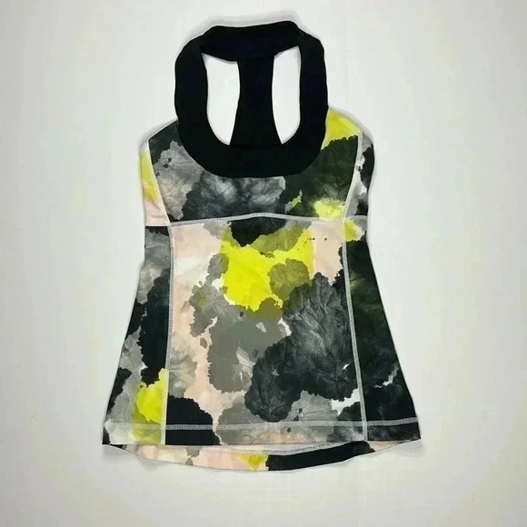 lululemon athletica Tops - Lululemon Floral Pattern Halter Top Size 4